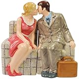 Westland Giftware The Brady Bunch Magnetic Carol and Mike Salt and Pepper Shaker Set, 3-3/4-Inch