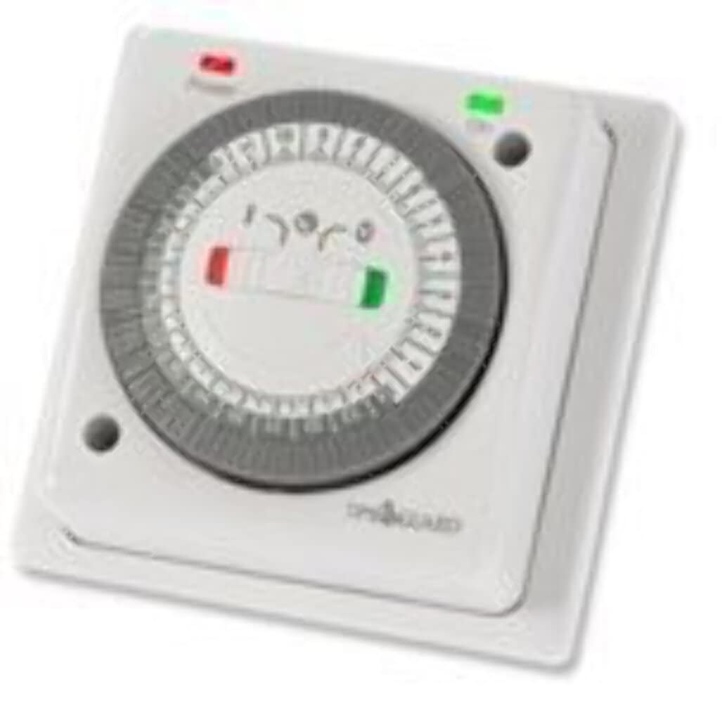 Timeguard NTT01 24-Hour Compact Immersion Heater Timeswitch, 5, White