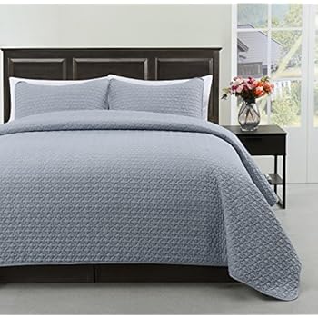 Amazon.com: Cozy Beddings Madison 3pc Quilted Bedspread