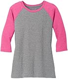 Joe's USA Ladies Raglan Baseball T-Shirts-3/4 Sleeve Baseball Tees. Sizes XS-4XL