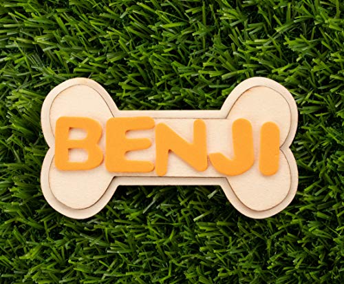24-Pack Unfinished Wood Dog Bone Cutout - 4.1 x 2.2-Inch Shaped Wood Pieces for Kids DIY Craft, Dog House Decoration