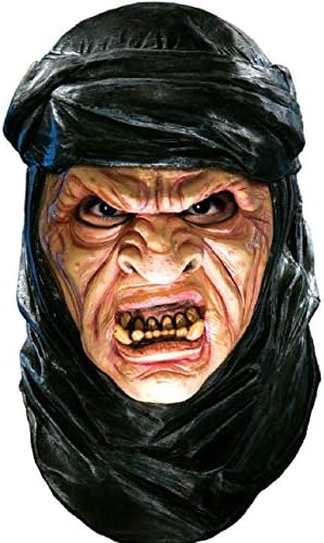 Adult Deluxe 300 Black Silver Immortal Persian Costume Removable Mask