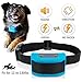 Dog Bark Collar No Barking Shock Collar for Small Medium Large Dogs by Best Buds with Humane No Shock Mode Vibration Beep Sound Automatic Adjustable Electric Training Collar[Blue]
