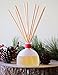 Manu Home Holiday Cranberry & Woods Reed Diffuser Set~ Made with Aromatherapy Oils in a Beautiful Reusable Frosted Bottle~ 6.5 oz! Made in The USA!