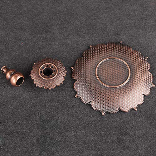 3-in-1 Brass Lotus Stick Incense Burner and Cone Incense Holder Ash Catcher