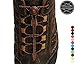 Stout Gears Reflective No Tie Shoelaces Lock System - Elastic Shoe Laces for Sneakers - 1 Pair (Brown)