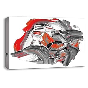 Canvas Wall Art Abstract Oil Texture Pictures Home Wall Decorations for Bedroom Living Room Paintings Canvas Prints Framed - 12x18 inches