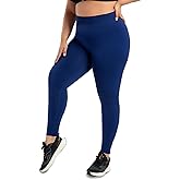 QSHOW Buttery Soft Plus Size Leggings for Women,High Waisted Butt Lifting Leggings for Women Seamless Tummy Control Leggings