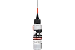 tioyeah Hair Trimmer Oil Barber Lubricant Shaver Solution 60ml Care for Smooth Cutting Performance (Clear, 3. 2cmX3. 2cmX13. 