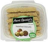 Aunt Gussie's Sugar Free Hazelnut Biscotti, 8-Ounce Tubs (Pack of 4)