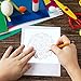 LOCOLO Mandala Stencils Set of 9 (6 x 6 inch) Reusable Stencil Laser Cut Painting Template Wood Floors Wall Fabric Furniture Stencils