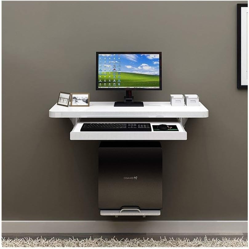 MDBLYJ Laptop Table Small-Sized Wall-Mounted Computer Desk, Corner Desk, Study Desk, Support (Size : 101cm)