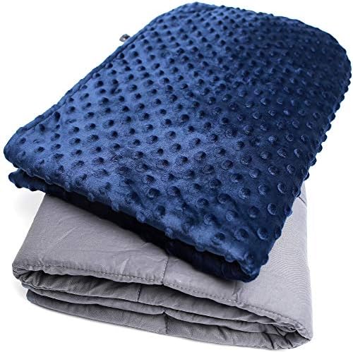 Gravitia Weighted Blanket for Kids 5 Pounds - Calming Comfort Toddler Heavy Blanket with Removable Cover (36 inches x 48 inches)
