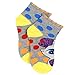Hasbro My Little Pony Girls 6 pack Socks (Shoe: 10-4 (Sock: 6-8), Grey/White Ponies)