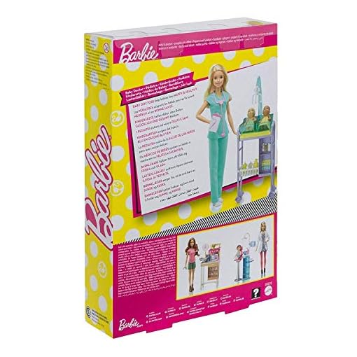 barbie careers baby doctor doll & playset