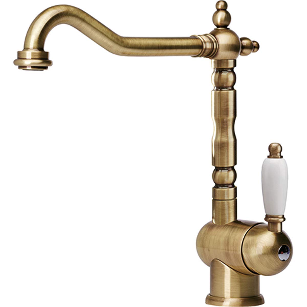 Franke 115.0028.205 High Pressure Kitchen Tap with Fixed Spout - Old Gold