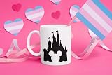 Hatcherabilia 6pk Fairytale Castle Mouse Face Vinyl Decal Sticker Black 10x7.5cm view 4