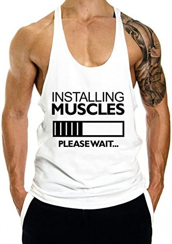 InleaderAesthetics Men's Fitness Gym Sportswear Basic Muscular Tank Tops