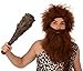 Kangaroo Costumes - Prehistoric Caveman Wig & Beard; Unisex