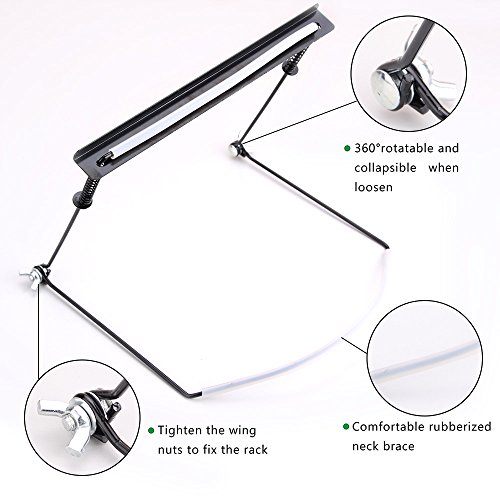 Harmonica Holder for 4 10 24 Hole Harmonica Hands Free Harmonica Neck Holder(Harmonica not included) - Thumbnail 3
