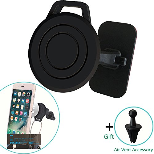 Magnetic iPhone 8 plus Cell Phone Holder For Car, Universal Pop Socket Dashboard/Air Vent Car Phone Mount Holder for iPhone X 7 Plus 6 6S Galaxy S8 S7 S6 Note 5 6 7 8 Google Pixel LG and GPS device