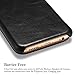 iPhone 6 / 6s Case, Benuo [Card Slot Luxury Series] [Genuine Leather] Folio Flip Corrected Grain Leather Case [2 Card Slots] with Magnetic Closure for iPhone 6s / 6 4.7 inch (Black)