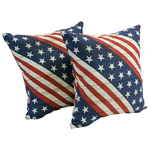 Spun Polyester 17-Inch Outdoor Throw Pillows (Set Of 2) Co-Jo18-07-S2