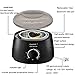 Wax Warmer - Cusomik Waxing Hair Removal Kit Wax Heater with 4 Hard Wax Beans and 20 Wax Applicator Sticks Summer Ready-Painlessly Remove Hair From Bikini Arm Legs at Home