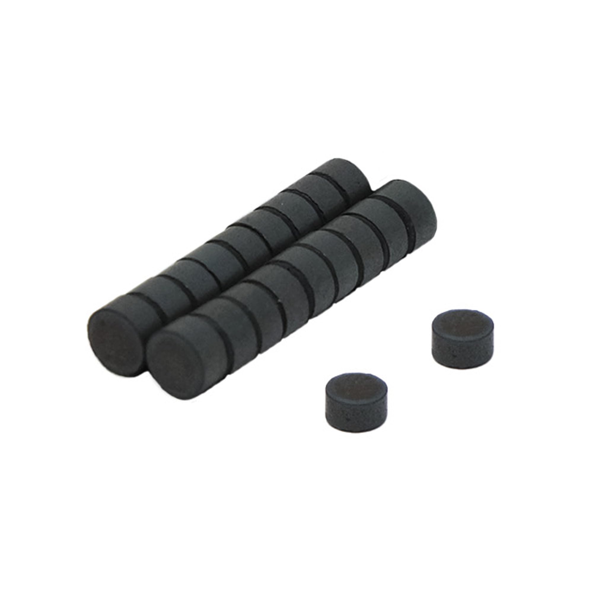 Y10 Ferrite Magnets for Arts, Crafts, Model Making, DIY and Hobbies - 5mm dia x 3mm thick - Pack of 20