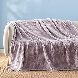 NEWCOSPLAY Super Soft Twin Blanket Light Purple