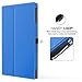 MoKo Case for Fire HD 10 - Slim Folding Cover with Auto Wake / Sleep for Amazon Kindle Fire HD 10.1 Inch Display Tablet (2015 Release Only), BLUE