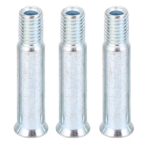 Vbestlife 15pcs Inline Skate Axle,Steel Construction Skate Axles Wheel Screw Bolt Fittings Inline Skating Replacement (35mm)