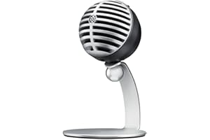 Shure MV5 Digital Condenser Microphone with Cardioid - Plug-and-play with iOS, Mac, PC, Onscreen Control w/ ShurePlus MOTIV A