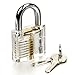 JAPI Set Lock/Games Tools Transparent Combination Padlocks