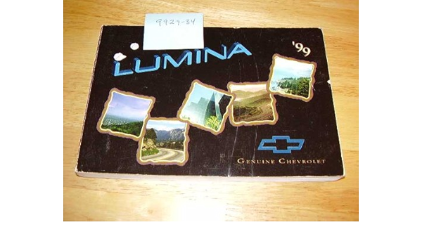 1999 Chevrolet Lumina Owners Manual Chevrolet Amazon Com Books