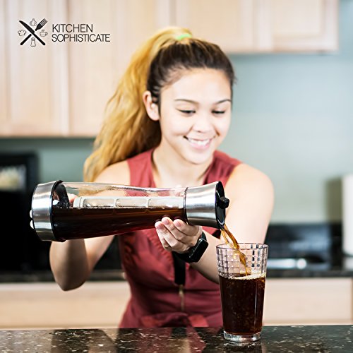 Kitchen Sophisticate Airtight 32 oz. Cold Brew Coffee Maker Pitcher