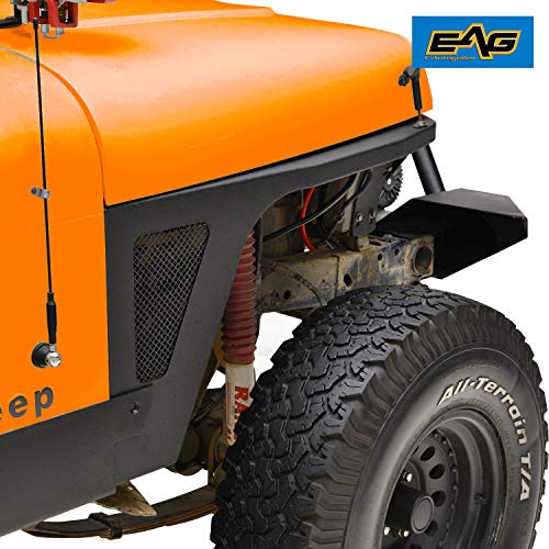 EAG Front Fender Flare with LED Eagle Lights Armor Fit for 8795