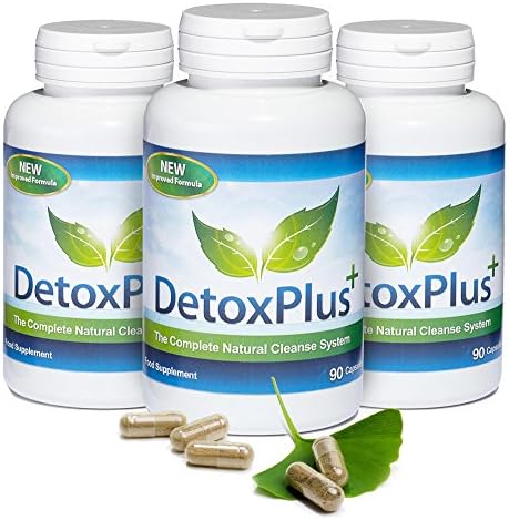 Detox Plus Complete Cleansing System for Bloating, Weight Loss & Cleanse, 90 Capsules, Evolution Slimming (270 Capsules)