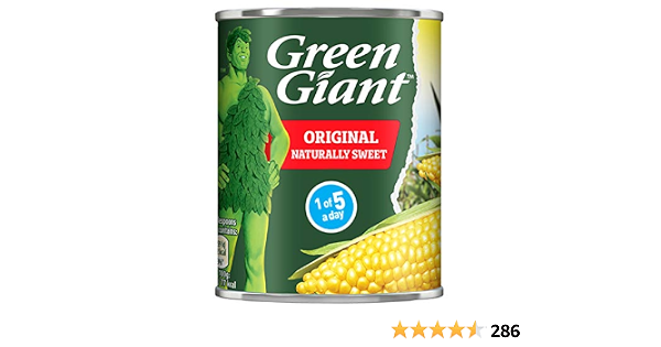 Green Giant Original Sweetcorn, 198 g 