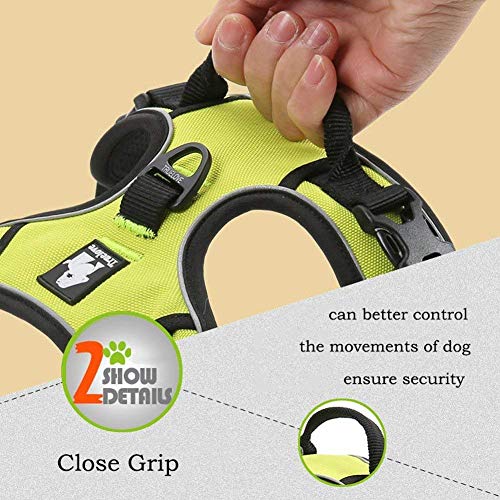MOKCCI Truelove Soft Front Dog Harness .Reflective No Pull Harness with