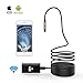 Pancellent Wireless Inspection Camera 720P WiFi Endoscope 2.0 Mega Pixels HD Borescope Rigid Snake Cable for iOS iPhone Android Samsung Smartphone (5 Metes,16.5 FT)