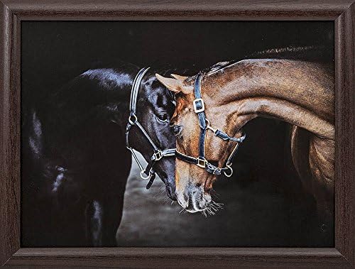 COUNTRY MATTERS Old Friends Lap Tray, Cotton/Polystyrene/Ply Board, Multi-Colour, 43 x 32.5 x 6.5 cm