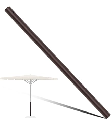 Treasure Garden Premium Umbrella Pole Extension, 45IN Black Bottom Replacement for Models 8109 8129 : Patio, Lawn & Garden