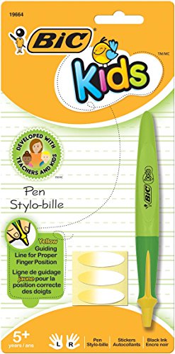 Bic kids ball pen - green barrel, medium point (1.0 mm)…