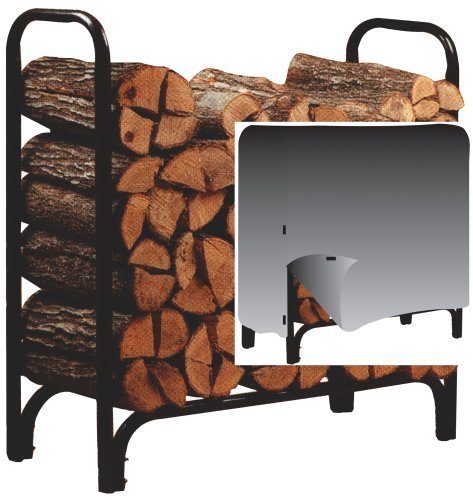 Panacea 15200 4-Foot Deluxe Log Rack with Cover