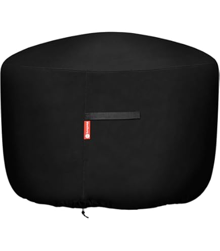 Fire Pit Replacement Cover, Protective Firepit Cover, 600D