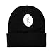 Falari Unisex Beanie Cap Knitted Warm Solid Color 2040A-BLACK