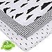 Pack n Play Sheets – Premium Pack and Play Sheets 4 Pack – 100% Super Soft Jersey Knit Cotton Playard Mattress Portable Playpen Sheet – Fitted Play Yard Mini Crib Sheets for Boy & Girl (24 x 38 x 5)