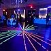GIGALUMI 10-Pack UV Blacklight Reactive Glow in The Dark Tape, Fluorescent/Neon Gaffer Tape (.5 in x 16.5 feet)
