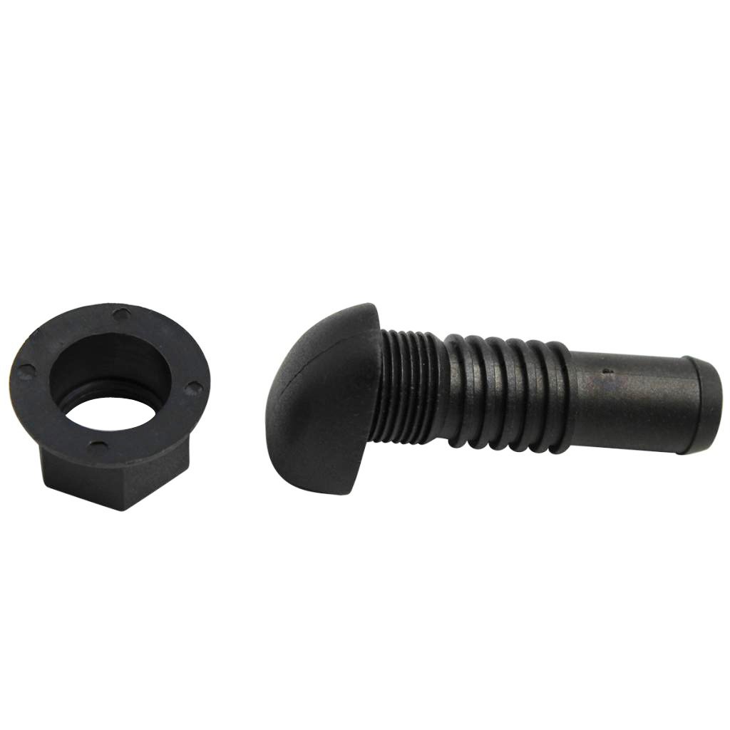 Molded Nylon Gas Tank Vent Boat Fuel Gas Tank Vent for 5/8" Hose Black